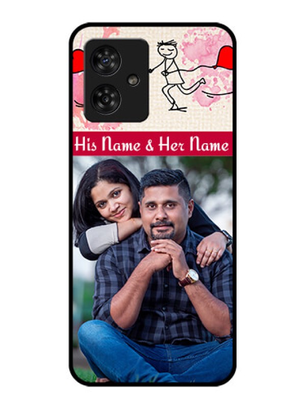Custom Motorola G54 5G Custom Metal Phone CaseYou And Me Case Design