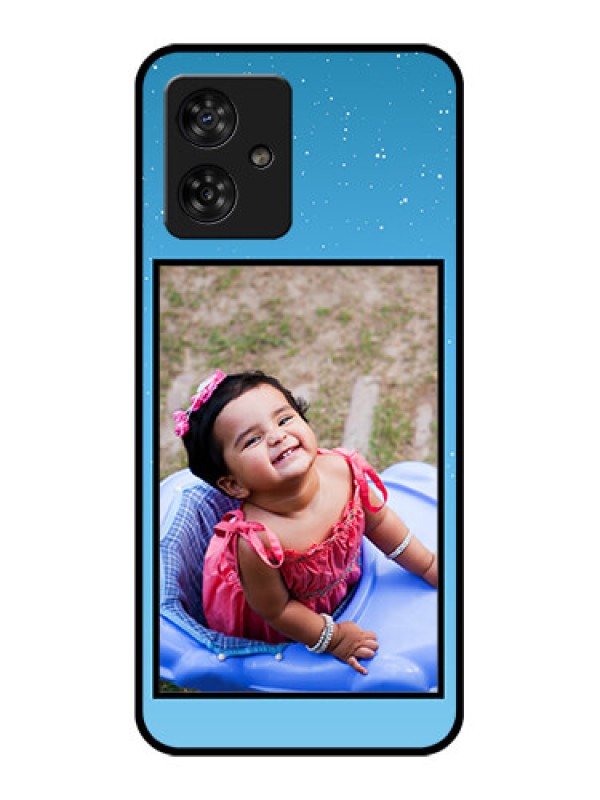 Custom Motorola G54 5G Custom Metal Phone CaseWave Pattern Colorful Design