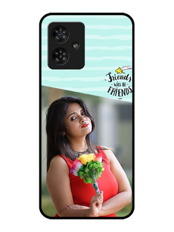 Custom Motorola G54 5G Custom Metal Phone CaseFriends Picture Icon Design