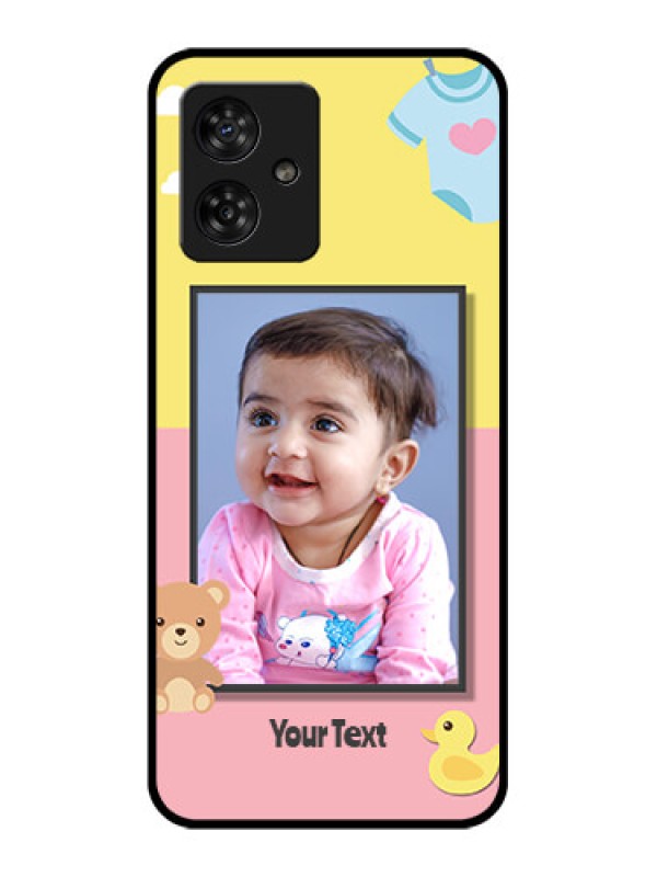 Custom Motorola G54 5G Custom Metal Phone CaseKids 2 Color Design