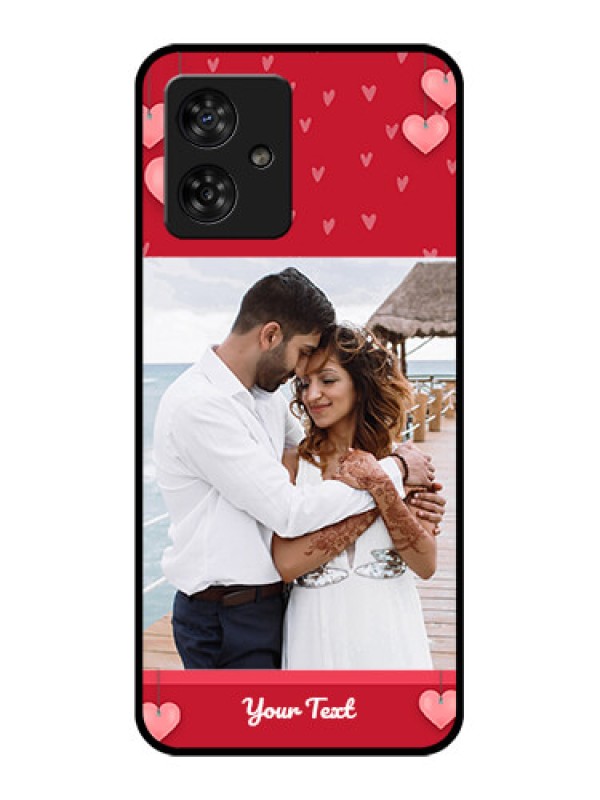 Custom Motorola G54 5G Custom Metal Phone CaseValentines Day Design