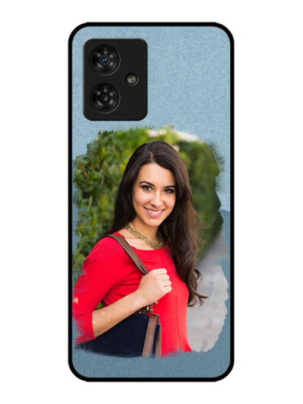 Custom Motorola G54 5G Custom Metal Phone CaseGrunge Line Art Design