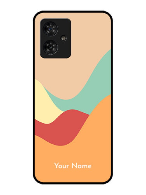 Custom Motorola G54 5G Custom Metal Phone CaseOcean Waves Multi - Colour Design