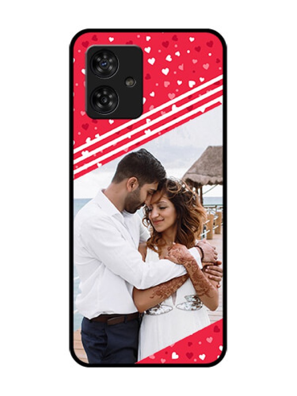 Custom Motorola Moto G64 5G Custom Metal Phone CaseValentines Gift Design