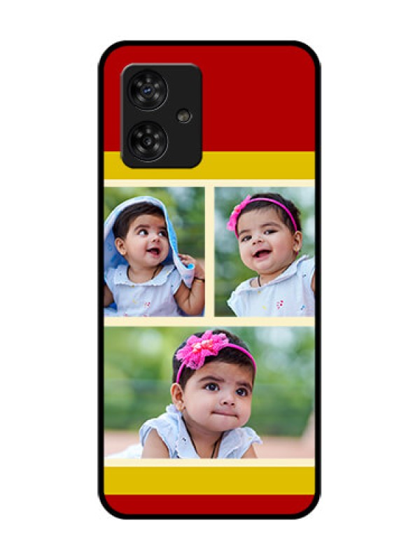 Custom Motorola Moto G64 5G Custom Metal Phone CaseMultiple Pic Upload Design