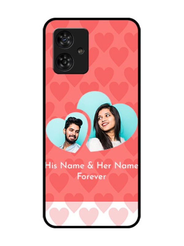 Custom Motorola Moto G64 5G Custom Metal Phone CaseCouple Pic Upload Design