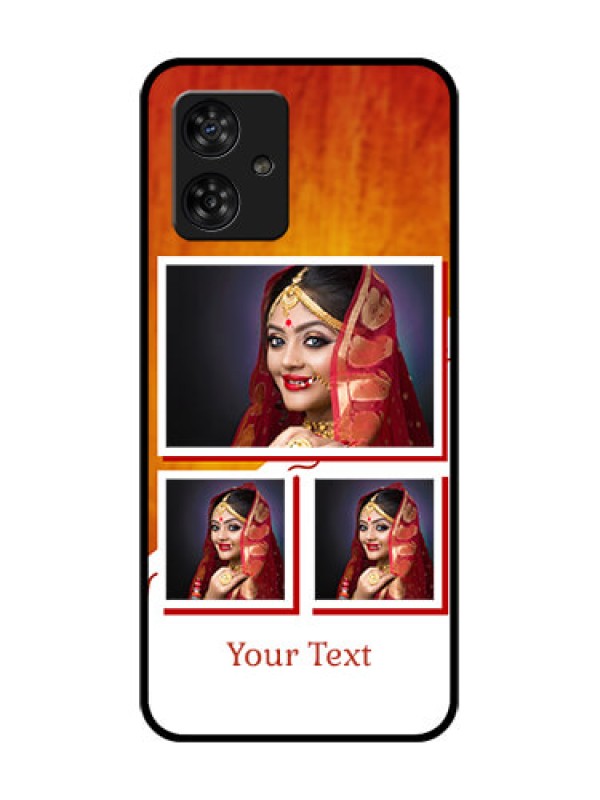 Custom Motorola Moto G64 5G Custom Metal Phone CaseWedding Memories Design