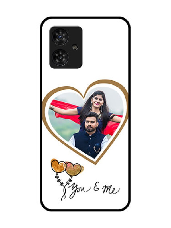 Custom Motorola Moto G64 5G Custom Metal Phone CaseYou and Me Design
