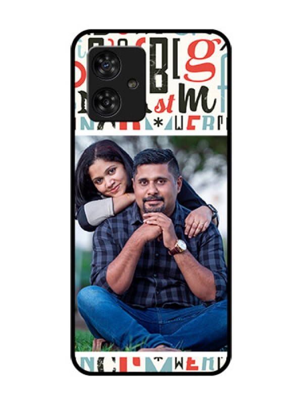 Custom Motorola Moto G64 5G Custom Metal Phone CaseAlphabet Design
