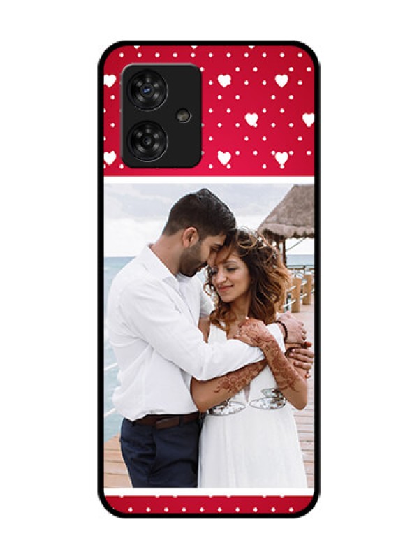 Custom Motorola Moto G64 5G Custom Metal Phone CaseHearts Mobile Case Design
