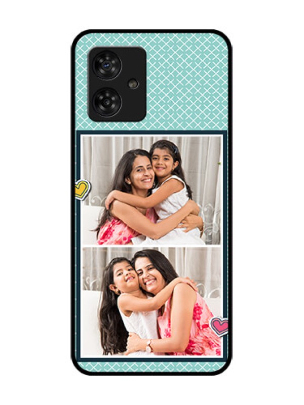 Custom Motorola Moto G64 5G Custom Metal Phone Case2 Image Holder With Pattern Design
