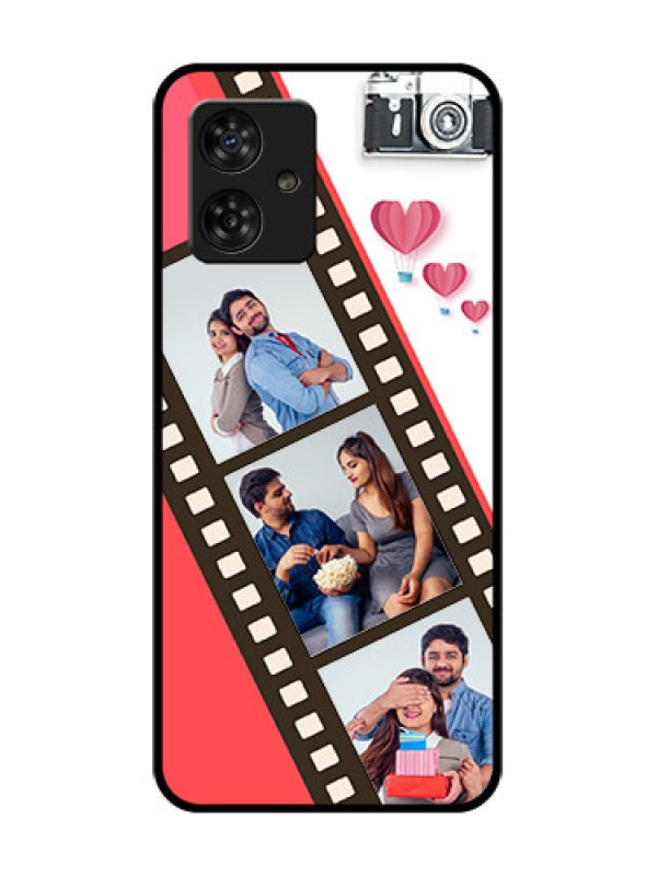Custom Motorola Moto G64 5G Custom Metal Phone Case3 Image Holder With Film Reel
