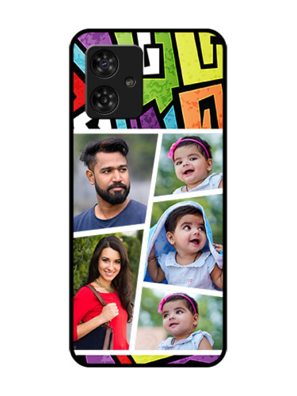 Custom Motorola Moto G64 5G Custom Metal Phone CaseGraffiti Pattern Design