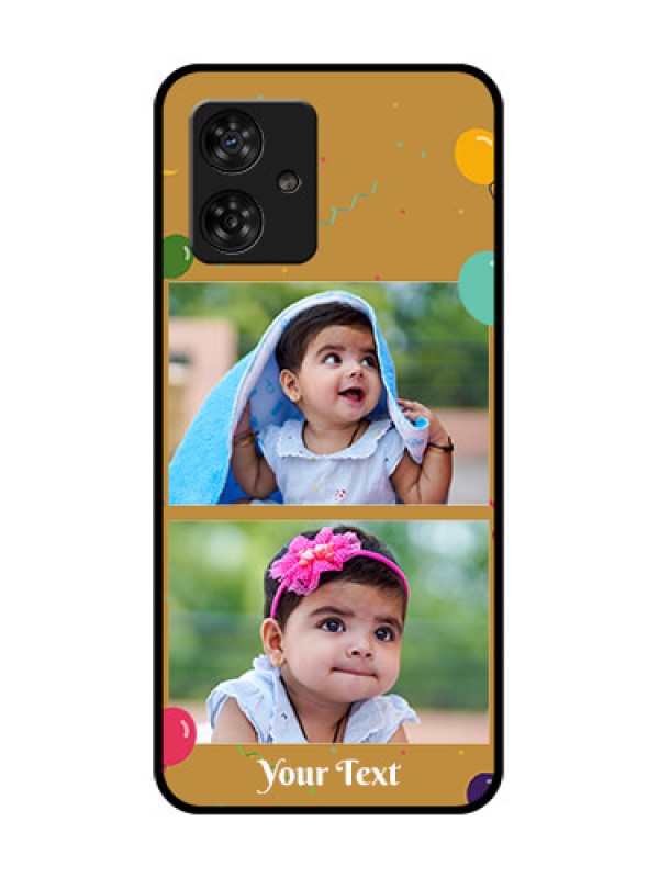 Custom Motorola Moto G64 5G Custom Metal Phone CaseImage Holder With Birthday Celebrations Design
