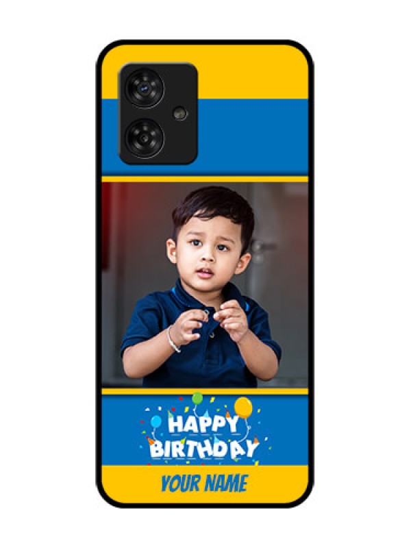 Custom Motorola Moto G64 5G Custom Metal Phone CaseBirthday Wishes Design