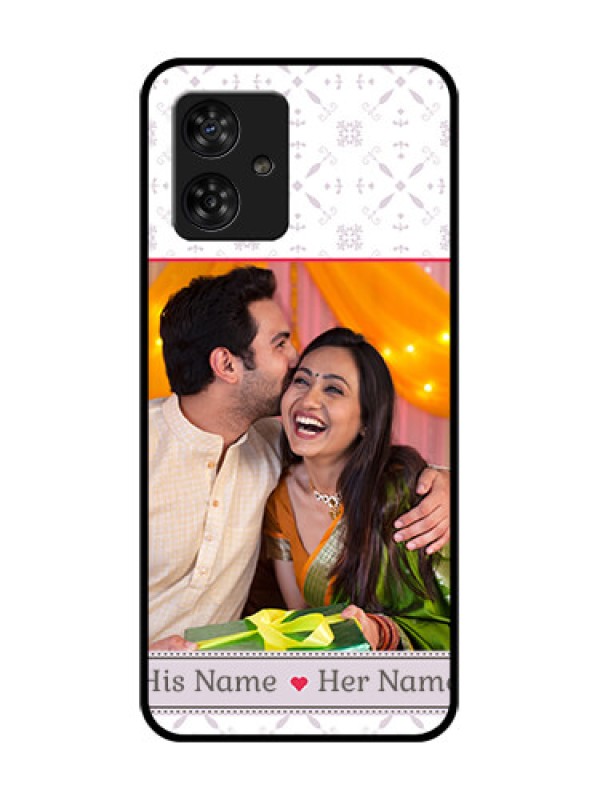 Custom Motorola Moto G64 5G Custom Metal Phone CaseWith Photo And Ethnic Design