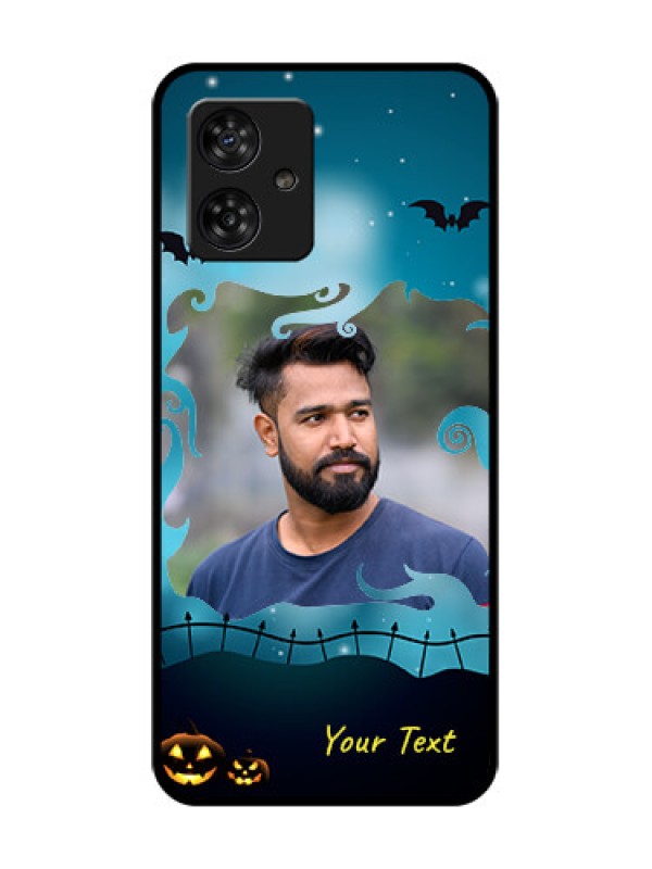 Custom Motorola Moto G64 5G Custom Metal Phone CaseHalloween Frame Design