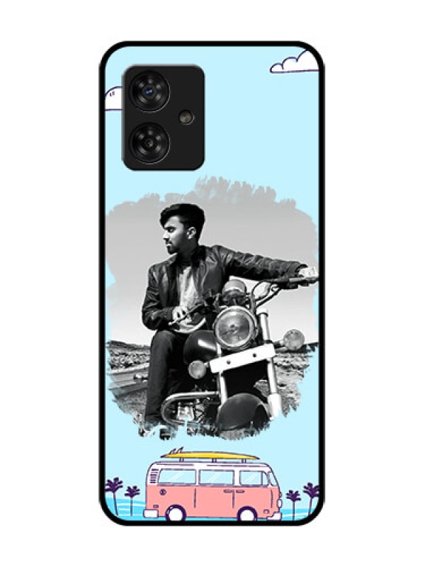 Custom Motorola Moto G64 5G Custom Metal Phone CaseTravel and Adventure Design