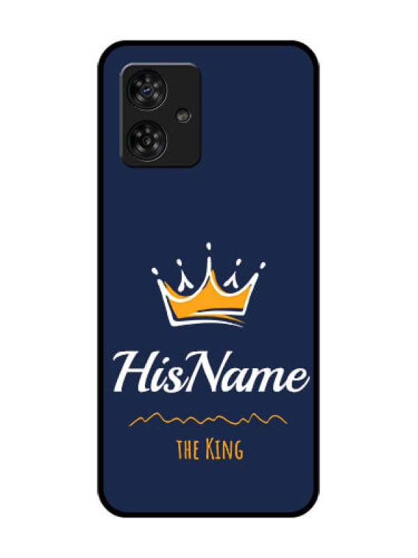 Custom Motorola Moto G64 5G Custom Metal Phone CaseKing With Name Design