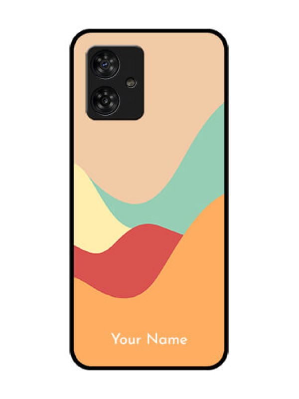 Custom Motorola Moto G64 5G Custom Metal Phone CaseOcean Waves Multi - Colour Design
