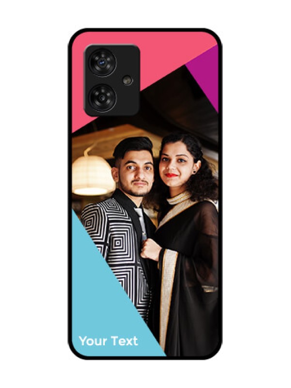 Custom Motorola Moto G64 5G Custom Metal Phone CaseStacked Triple Colour Design