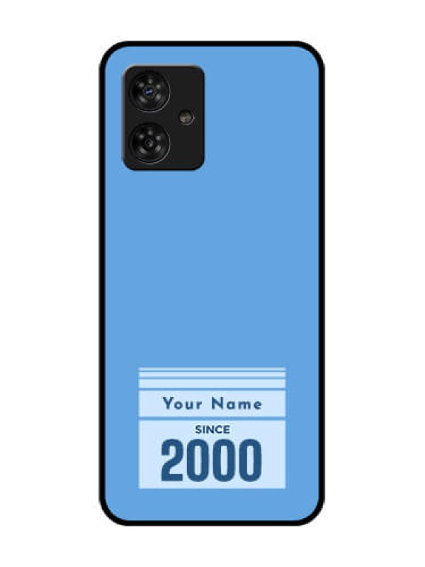 Custom Motorola Moto G64 5G Custom Metal Phone CaseCustom Year Of Birth Design