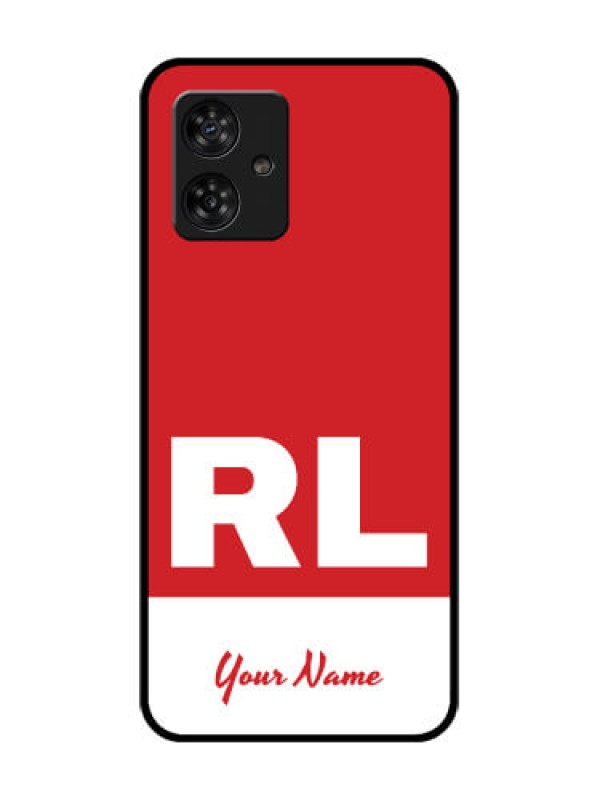 Custom Motorola Moto G64 5G Custom Metal Phone CaseDual Tone Custom Text Design