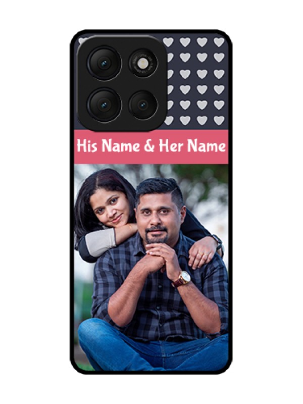 Custom Motorola G86 Power 5G Custom Metal Phone Case - Love Symbols Design