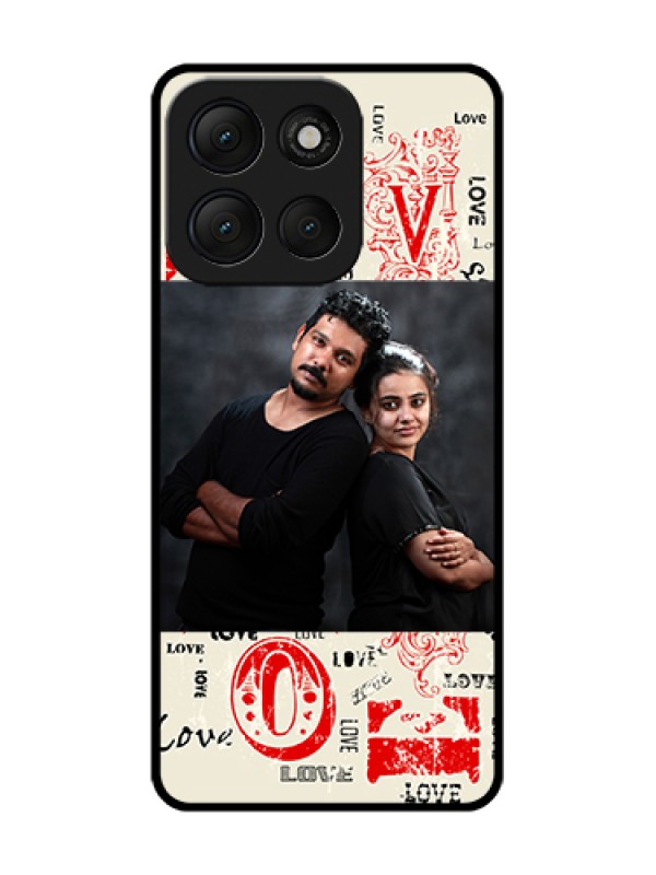 Custom Motorola G86 Power 5G Custom Metal Phone Case - Trendy Love Design Case