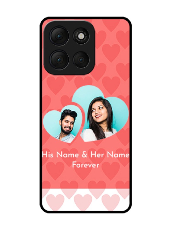 Custom Motorola G86 Power 5G Custom Metal Phone Case - Couple Pic Upload Design