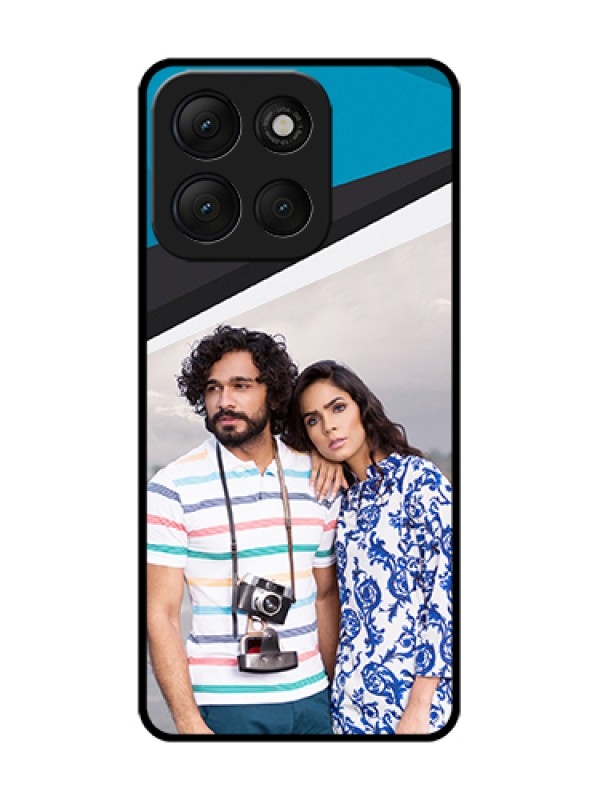 Custom Motorola G86 Power 5G Custom Metal Phone Case - Simple Pattern Photo Upload Design
