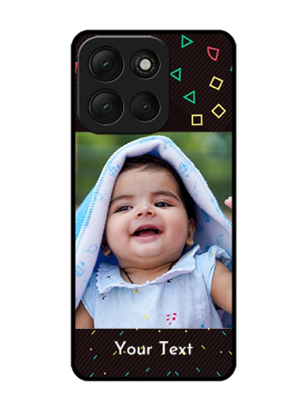 Custom Motorola G86 Power 5G Custom Metal Phone Case - With Confetti Birthday Design
