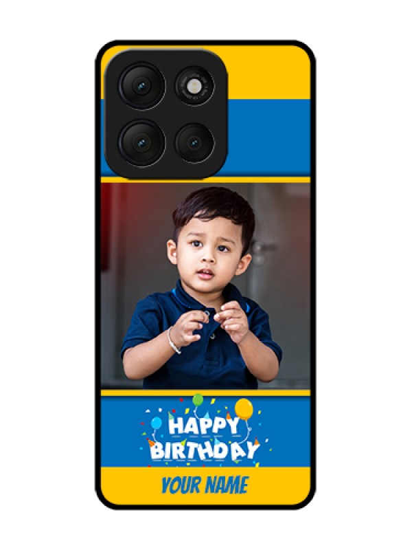 Custom Motorola G86 Power 5G Custom Metal Phone Case - Birthday Wishes Design