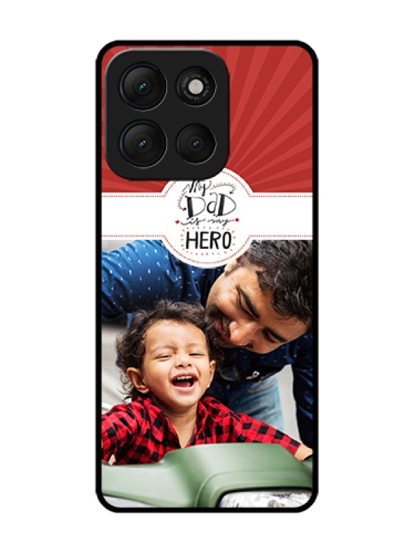 Custom Motorola G86 Power 5G Custom Metal Phone Case - My Dad Hero Design