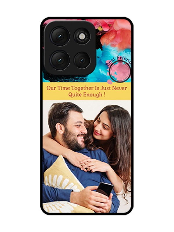Custom Motorola G86 Power 5G Custom Metal Phone Case - Quote With Acrylic Painting Design