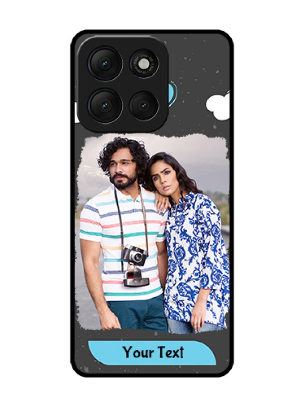 Custom Motorola G86 Power 5G Custom Metal Phone Case - Splashes With Love Doodles Design