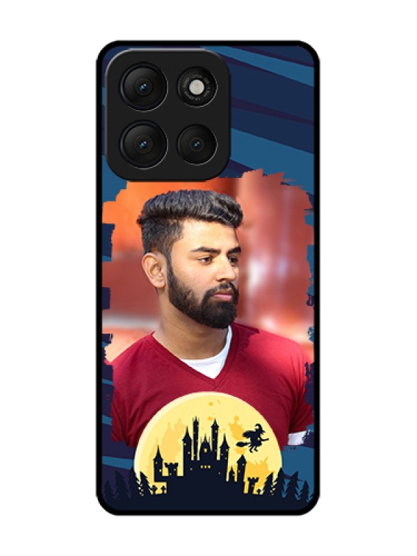 Custom Motorola G86 Power 5G Custom Metal Phone Case - Halloween Witch Design