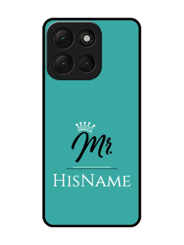 Custom Motorola G86 Power 5G Custom Metal Phone Case - Mr With Name Design