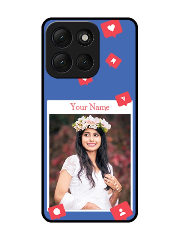 Custom Motorola G86 Power 5G Custom Metal Phone Case - Like Share And Comment Design
