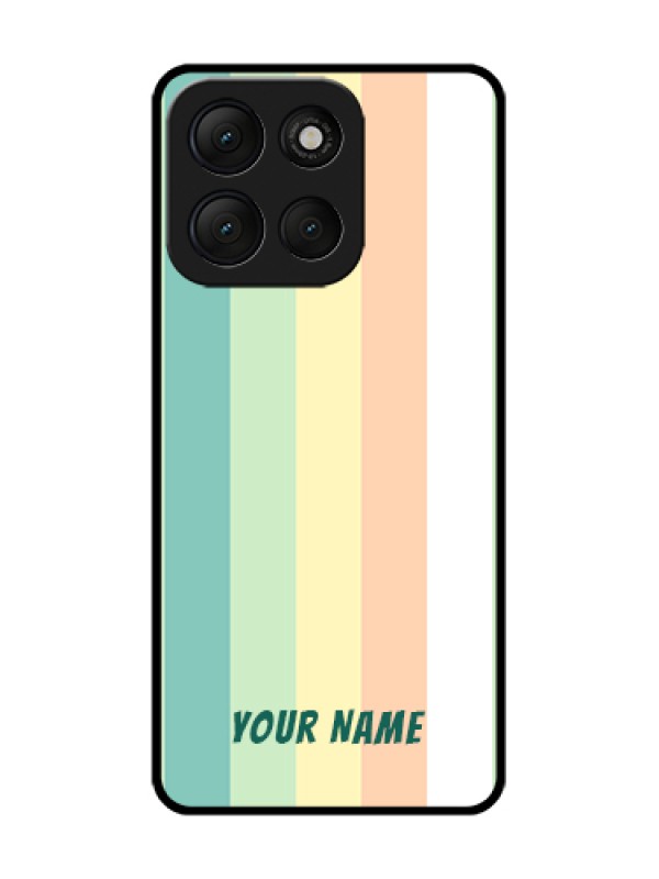 Custom Motorola G86 Power 5G Custom Metal Phone Case - Multi - Colour Stripes Design