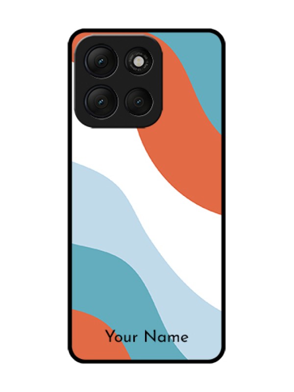 Custom Motorola G86 Power 5G Custom Metal Phone Case - Coloured Waves Design