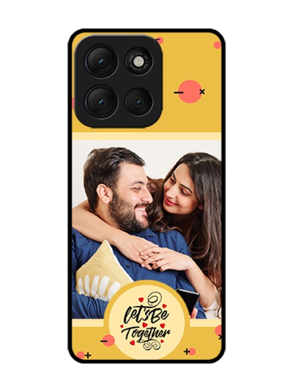 Custom Motorola G86 Power 5G Custom Metal Phone Case - Lets Be Together Design