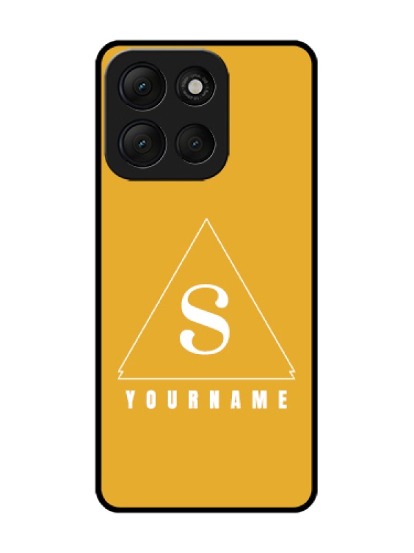 Custom Motorola G86 Power 5G Custom Metal Phone Case - Simple Triangle Design