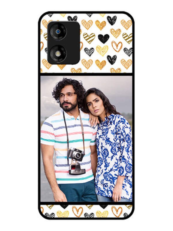 Custom Motorola Moto E13 Custom Metal Phone CaseLove Symbol Design