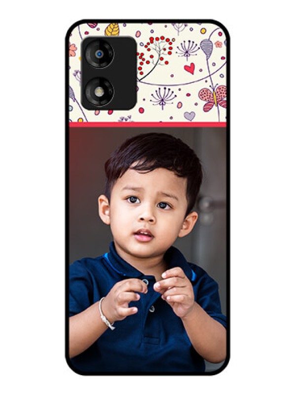 Custom Motorola Moto E13 Custom Metal Phone CasePremium Floral Design