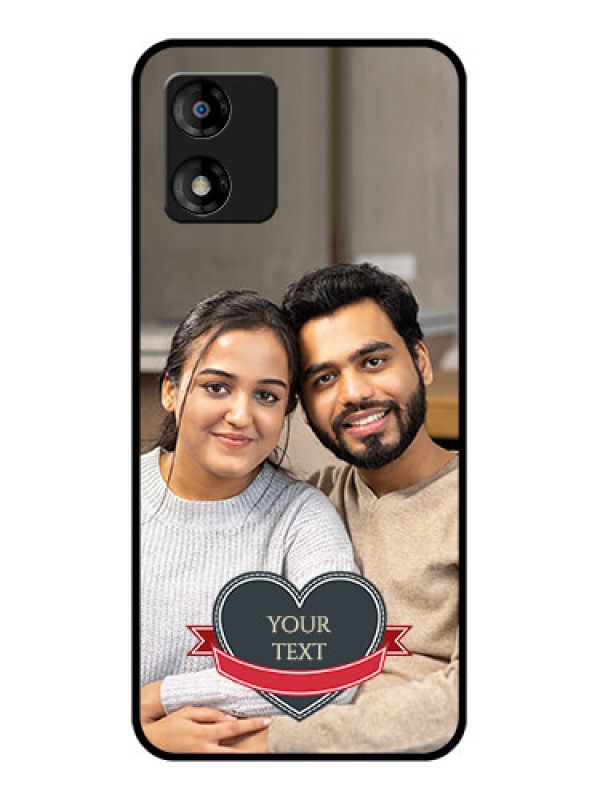 Custom Motorola Moto E13 Custom Metal Phone CaseJust Married Couple Design