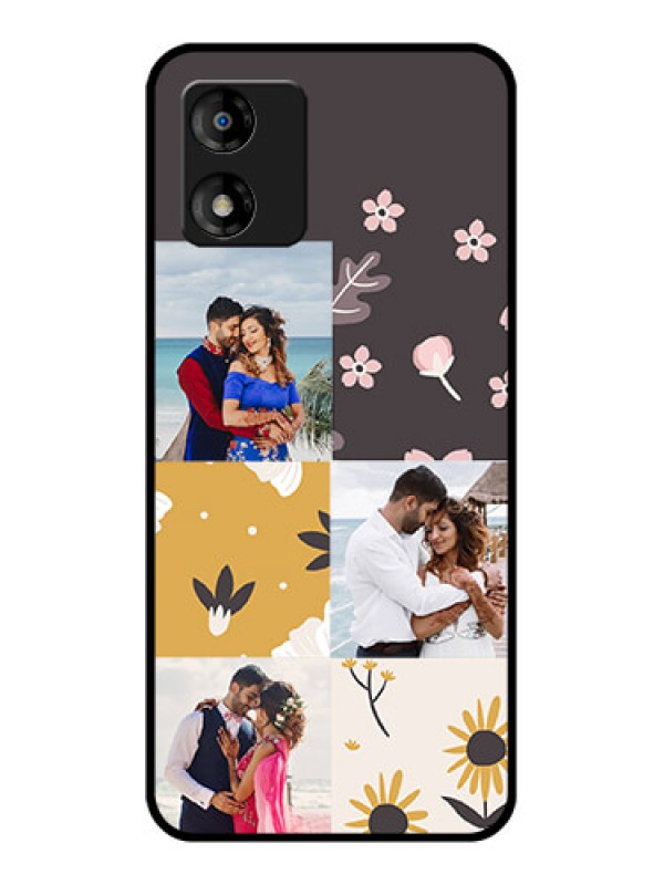 Custom Motorola Moto E13 Custom Metal Phone Case3 Images With Floral Design