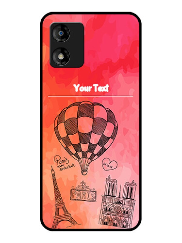 Custom Motorola Moto E13 Custom Metal Phone CaseParis Theme Design