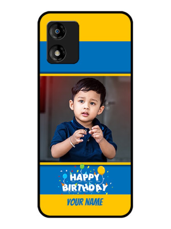Custom Motorola Moto E13 Custom Metal Phone CaseBirthday Wishes Design