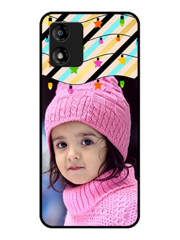 Custom Motorola Moto E13 Custom Metal Phone CaseLights Hanging Design